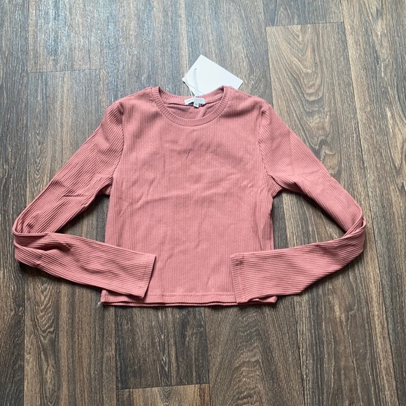 The Ray Long Sleeve in Dusty Rose - Picture 2 of 6